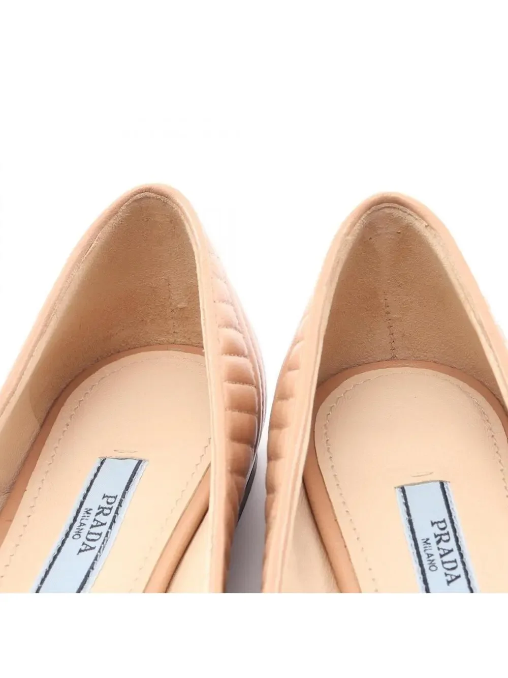 Prada Quilting Pumps Flat Shoes #36 #339899P35B